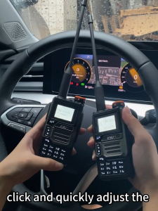 KSUN Walkie Talkie UV60D 5KM ALL Band 50-900MHZ Long Range Two Way Radio 200 channels bright flashli