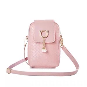 MT Cellphone Sling Bag for Women Leather Buckle Wallet Purse Messenger Bag Pone Punch