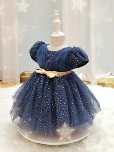 38MQATZ Flower Newborn Girl Dress Kids Lace Tulle Baptism Princess Clothes For 1 st Birthday Wedding Party Ball Gowns L2133XZ