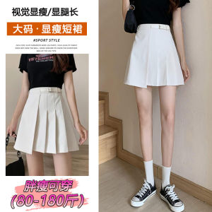 Váy Ngắn Xếp Ly Chữ a Cạp Cao Che Mông Mùa Hè Cho Nữ Cỡ Lớn Váy Ngắn Cho Học Sinh Váy Ngắn Xếp Ly Không Đều