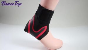 1pair Ankle Protectors Breathable Adjustable Compression Ankle Sleeves For Sports Running Soccer Basketball Ankle Protectors