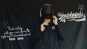 HELM BOGO CLASSIC SNI / RAINBOW WHITE UNTUK DEWASA PRIA DAN WANITA