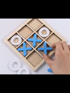 XO Tic Tac Toe Board Game Childrens Indoor Party Puzzle Leisure Table Game