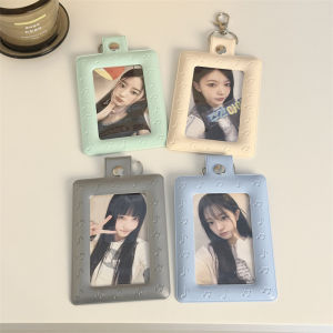 Colored Note Design Lobster Clasp Leather Card Holder 3 Inches