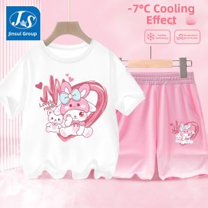 JS | Childrens Summer Sport Set Ice Silk Quick Drying