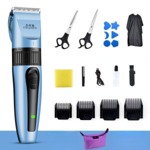 JINGKE Hair Clipper Mens Rechargeable Electric Beard Trimmer Low Noise Titanium Ceramic Blade Barber Machine Suitable for Adults Children and Babies