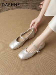Daphne | Coarse Heel Mary Jane Shoes