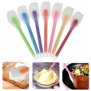 Kitchen Baking Silicone Spatula Translucent Cream Dough Scrapper Heat-Resistant Utensils Kitchen Baking Cake Brush Tools