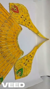 Traditional Lakshmi Durga Devi MATA Dress poshak vastra Cloth lehanga Chunari Puja Item for Idol Statues(Height - 7 inch | Width - 14.5 inch | Pack of 1 pc)