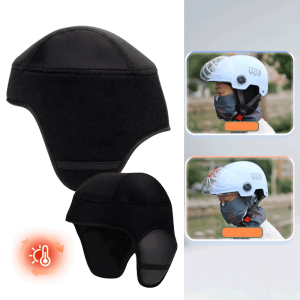 หมวกซับในหมวกกันน็อคแบบสกัล สำหรับปั่นจักรยาน หมวกสกัลสำหรับปั่นจักรยาน หมวกซับในสำหรับปั่นจักรยานแบบอุ่น ซับในหมวกกันน็อคแบบสกัลสำหรับฤดูหนาว ซับในหมวกกันน็อคแบบสกัลแบบซักได้ พร้อมที่ปิดหู ป้องกันลม