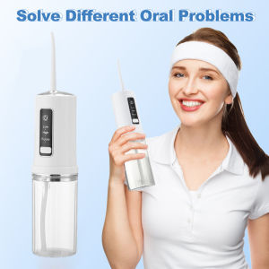 3 Modes Water Dental Flosser Cordless for Teeth Portable Dental Oral Irrigator Rechargeable IPX7 Waterproof Water Teeth Cleaner