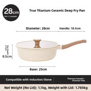 AMERCOOK | Non-Stick Ceramic Titanium Frying Pan