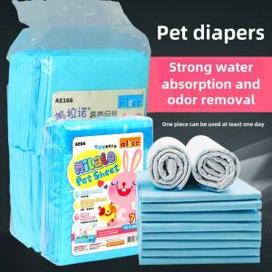 Thickened Pet Urine Pad Absorbent Odor Eliminator for Chinchilla Hedgehog Water Absorbent Disposable Diaper for Cat Dog Guinea Pig