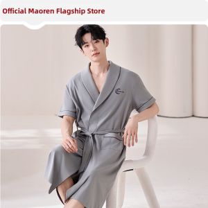 MiiOW | Cotton New Summer Lightweight Tie-up Short-sleeve Sleepwear