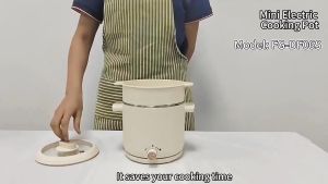 Sonifer Mini rice cooker 1.2L+0.5L With Steamer 600W Electric Pot Multi Purpose Electric cooker Portable