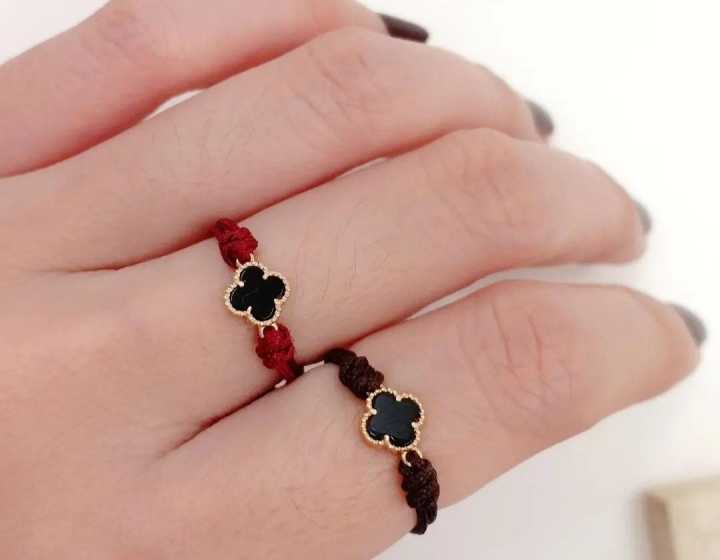 Cincin Tali Vanclieef 02gram Semar Nusantara Cincin Tali Brown Dan