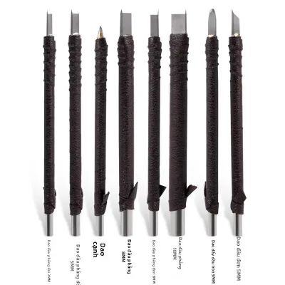 Bộ Dao Khắc Thép Tungsten Để Đục Đá và Gỗ