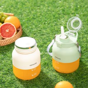 800ml Portable Juice Cup Mini Juice Extractor Wireless Electric Juice Cup with Straw 榨汁机 果汁杯