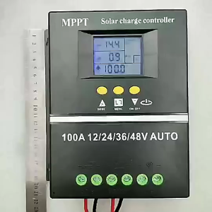 MPPT Solar Charger 60A/100A 12V 24V 36V48V AUTO Battery Charger with LCD for lithium battery