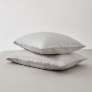 2pcs Loycell Pillowcase Silky Breathable Moisture Wicking Neck Pillow Cover Skin-friendly Big Pillow Case 51*91cm Drop Shipping