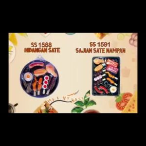 Mainan Anak Masak Masakan BBQ Sate Sosis Telur Ayam