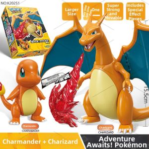 YIXINGMING | Educational Puzzle Construction Toy Authorized Pokémon Characters