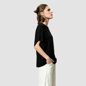 AMII | New Asymmetric Sleeve Silk Organza Blouse