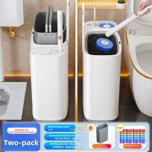 JOYBOS | Bathroom Narrow Gap Trash Can with Lid