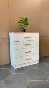 ORIX Chest of 4 Drawers - CH 8028-B (White + Sonoma Oak)