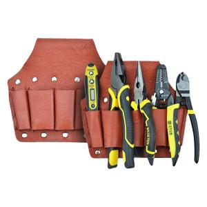 ZHENGQI | Leather Thickened Five-slot Waist Bag