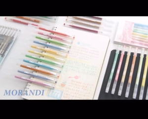 {SG Local} Colorful Journal Pens 0.5mm x 9 pcs Per Set 4 Design To Choose Birthday & Festival Childrens Day Gift