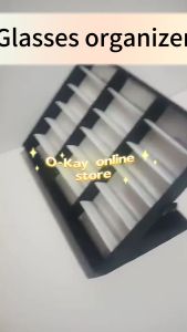 O-KAY 8/12 Grid Sunglasses Glasses Storage Case Eyeglasses Display Box Tidy Tool