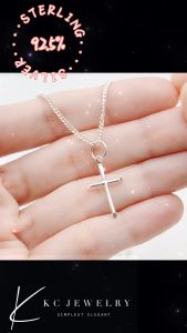 KC Jewelry S925 - Simple Cross Pendant