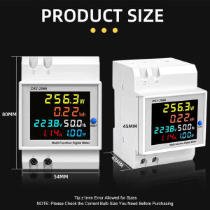 Know Your Power Bill! TRXNELE D52-2066 Energy Monitor | Track Electricity Use (KWH) Watt Voltage in Real Time | Identify High-Cost Appliances Save Money | Plug & Play COD Available