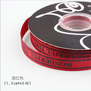 Flower Love Kuqi Printing Thread Belt Flowers Bouquet Wrapped Flower Bow Floral Bandage English Ribbon DIY