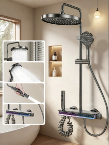 YALANDENG | Full Copper Installation Included Shower Set