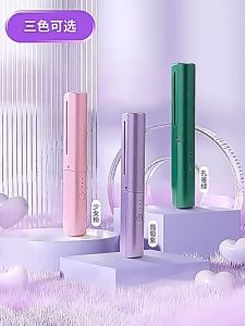 WIN WIN Shop Electric Wireless Mini Hair Straightener Rechargeable Heat Brush Straightener Comb