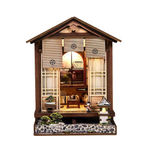 New Moss Lamp & Garden DIY Wooden Bookend 3D Puzzle - Hand Assembly Miniature House Model Home Decor Christmas  Black Friday