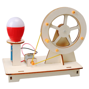 Student Science Experiment DIY Kit Hand Cranked Generator Toys Creative Technology Crafts Physics Teaching Aids Kids Gifts