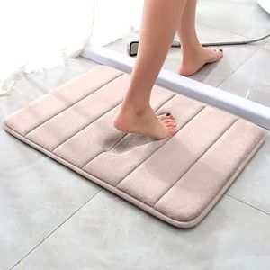 40/60 Memory Foam Absorbent Bathroom Bedroom Floor Shower Rug Non-slip Doormat so soft