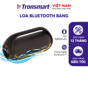 Loa bluetooth TRONSMART BANG | Công suất 60W Đèn led RGB theo nhịp | Công nghệ TuneConn SoundPulse | 8 hiệu ứng EQ | Bảo hành 12 tháng