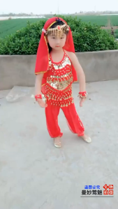 Belly Dance Costume Set for Girls – Indian Oriental Outfit for Stage Performance Dance Class and Cultural Festival