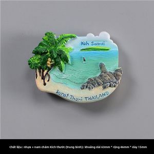 Magnet 3D Đồ Lưu Niệm Du Lịch Đông Nam Á Đồ Trang Trí Nhà Phong Cách Trung Hoa Mới Đồ Trang Trí Nhà Bằng Nhựa