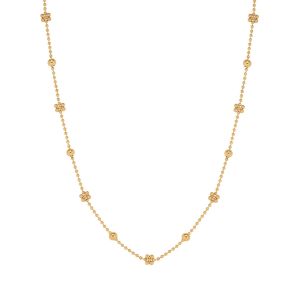 สร้อยคอประดับลูกปัดเกล็ดหิมะ • กันน้ำไม่เสื่อมเสีย • สร้อยคอแฟชั่นเครื่องประดับ NL330สำหรับผู้ชายผู้หญิง