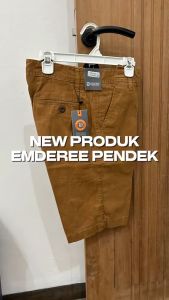 EMDEREE celana kanvas pendek pria non streach KENDY emdere kualitas distro premium - kunyit