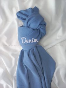 175x75 cm Pashmina Cringkle Airflow Premium I Jilbab Cringkle Airflow Polos 175x75 cm