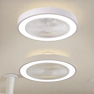 MLZH | Slim Concealed Ceiling Fan Light 110V