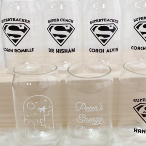 [SG Seller] Customised Beer Glass | Fathers Day Gifts | Personalised Beer Can Mug | Father Day Gift