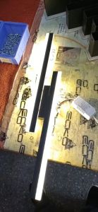 YHLAMP【5-year warranty】Tricolor Wall Lamp LED light for bedroom bedside household night light modern creative corridor stair lamp living room TV background wall decoration hotel wall lamp indoor design background wall lamp Indoor Lighting