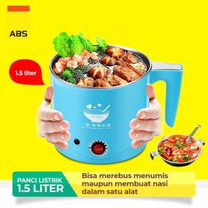 COD Panci Elektrik Kompor Elektrik Mini Soup Pot Untuk Memasak Mengukus Merebus Multifungsi